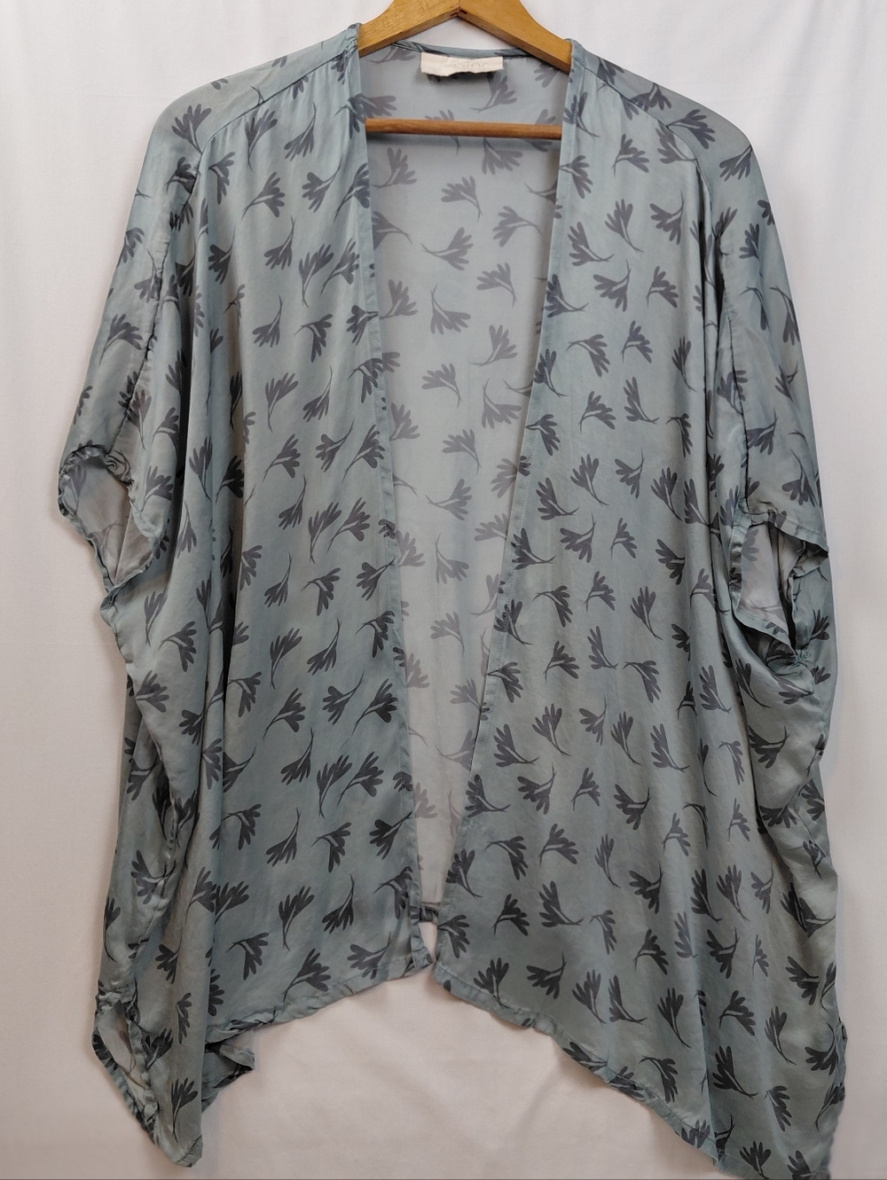 Reistor Cover Up One Size Green Blue Cupro‎ Bemberg